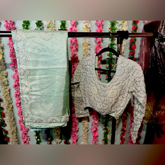 Handwork saree - Picture 2 of 2